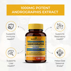 Authentic Sandhu Herbals Andrographis Paniculata dietary supplement for adult seasonal wellness