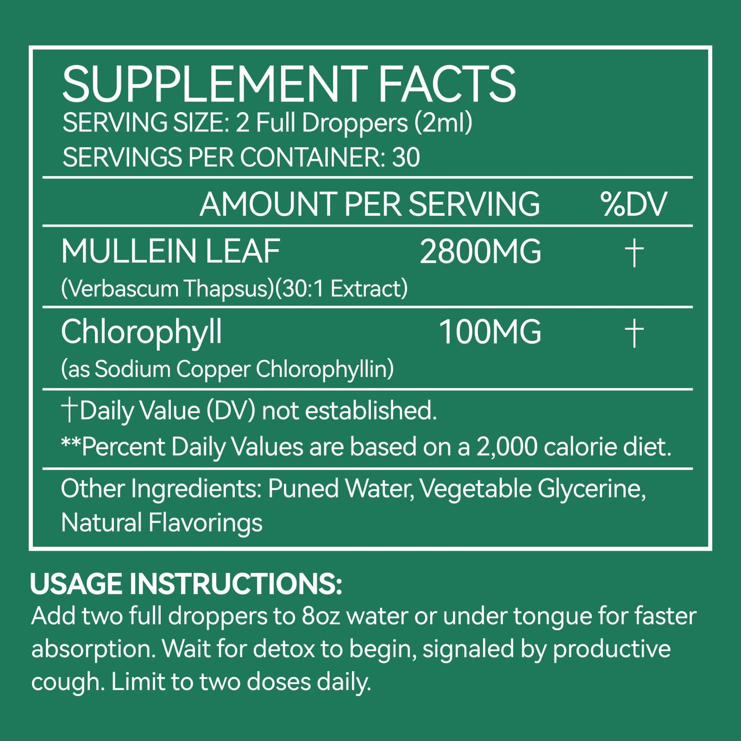 BOIUOITI Mullein Leaf Extract showing dropper and liquid consistency