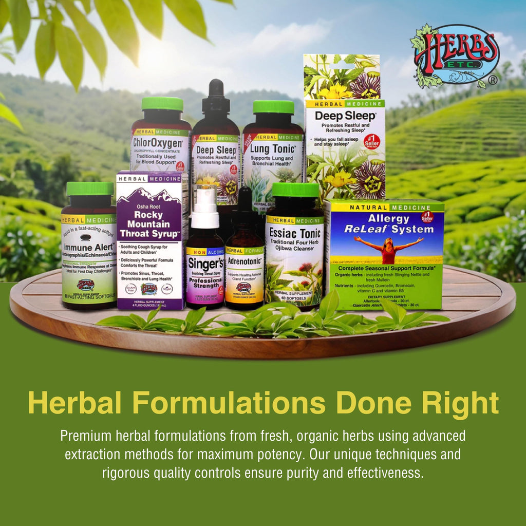 USA imported genuine Herbs Etc ChlorOxygen chlorophyll concentrate premium bottle