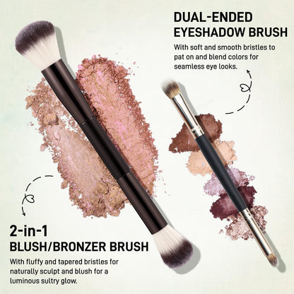 Ucanbe makeup palette with included dual ended brushes