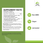 Terry Naturally immune defense supplement bottle displaying ingredient facts and adaptogen formula.
