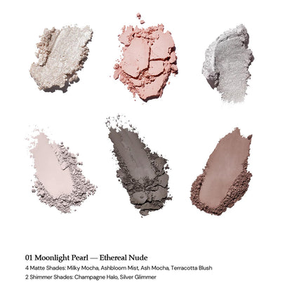Flower Knows 03 Deep Sea eyeshadow palette open