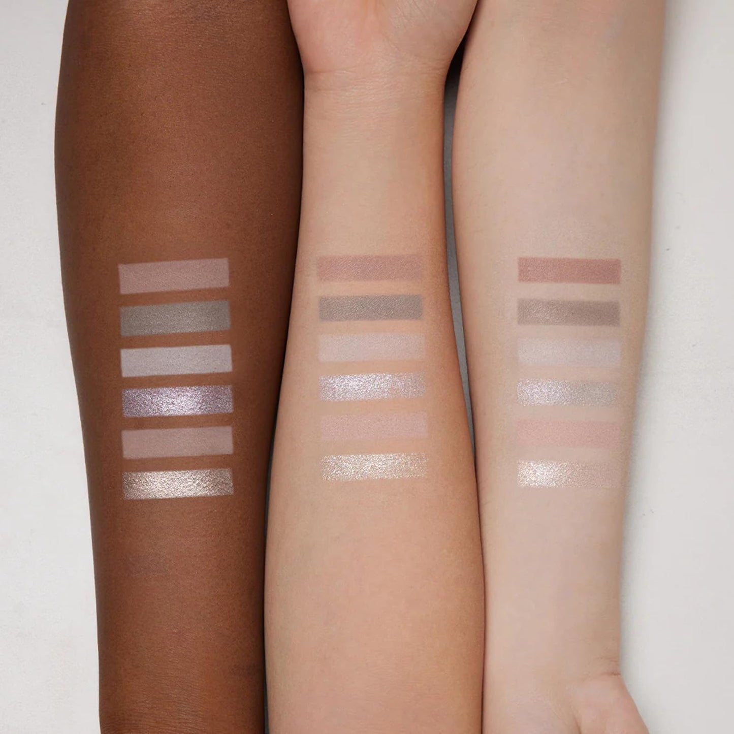 Flower Knows Shell's Jewel palette matte and shimmer swatches