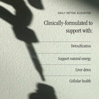 Close-up of the dropper mechanism for Juna daily wellness liquid supplement showing exact measurement