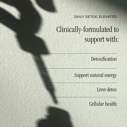 Close-up of the dropper mechanism for Juna daily wellness liquid supplement showing exact measurement