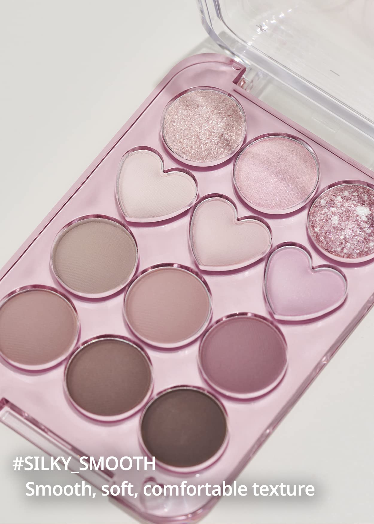Back view of Colorgram Pin Point Eyeshadow Palette box