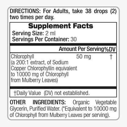Natural green mulberry leaf extract supplement bottle close up view
