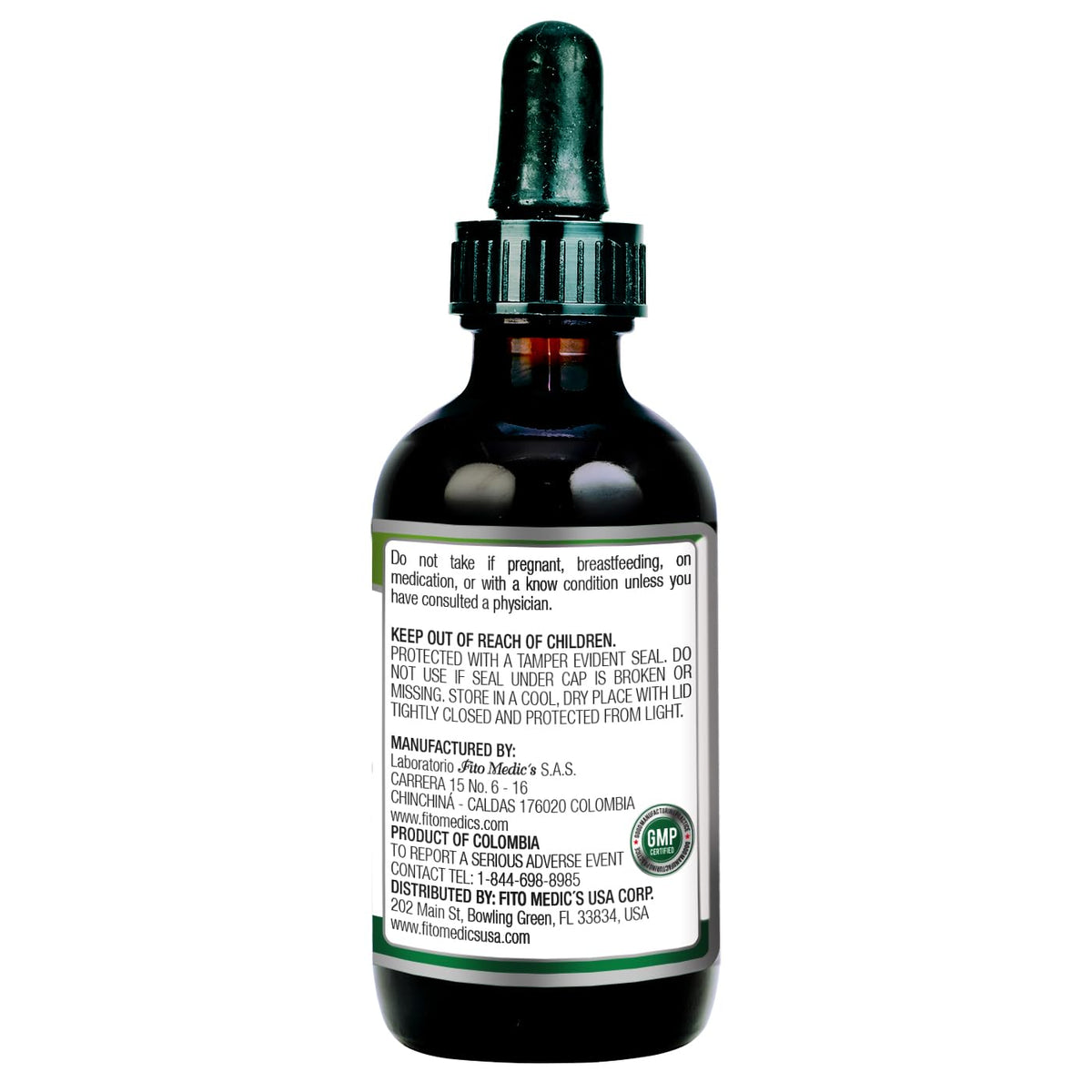 Antioxidant rich internal deodorant liquid drops product setup