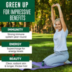 Alpha Flow vegan green superfood capsules for energy and immunity