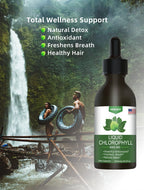 ProTKFU natural immune support chlorophyll packaging displaying vegan and non-gmo badges