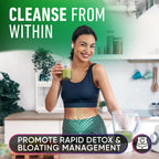 Alpha Flow 4 Fluid Ounce chlorophyll supplement showing dropper cap layout