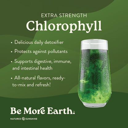 Nature's Sunshine Extra Strength Chlorophyll 30 stick packs for detoxification
