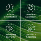 Sugar free crisp apple flavored chlorophyll wellness supplement nutrition label