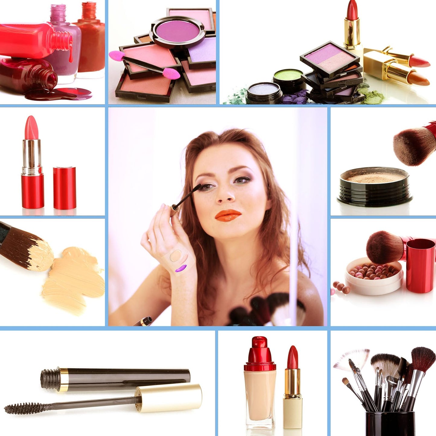 Linyuthia waterproof mixing tray for lipstick and cream products