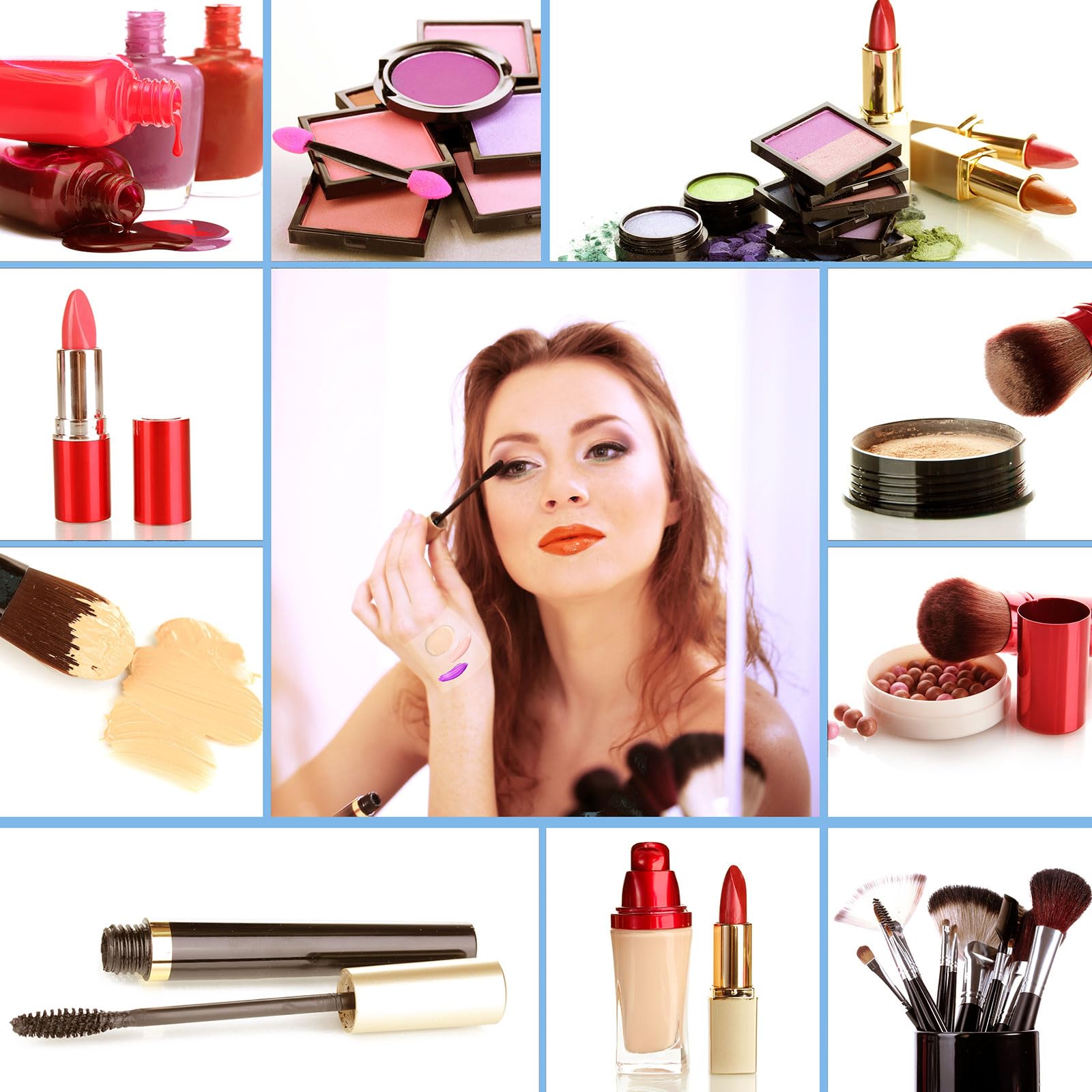 Linyuthia waterproof mixing tray for lipstick and cream products