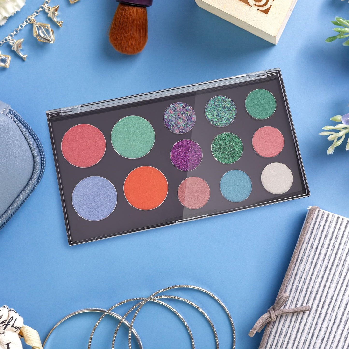 Ajltpa magnetic travel makeup storage box set