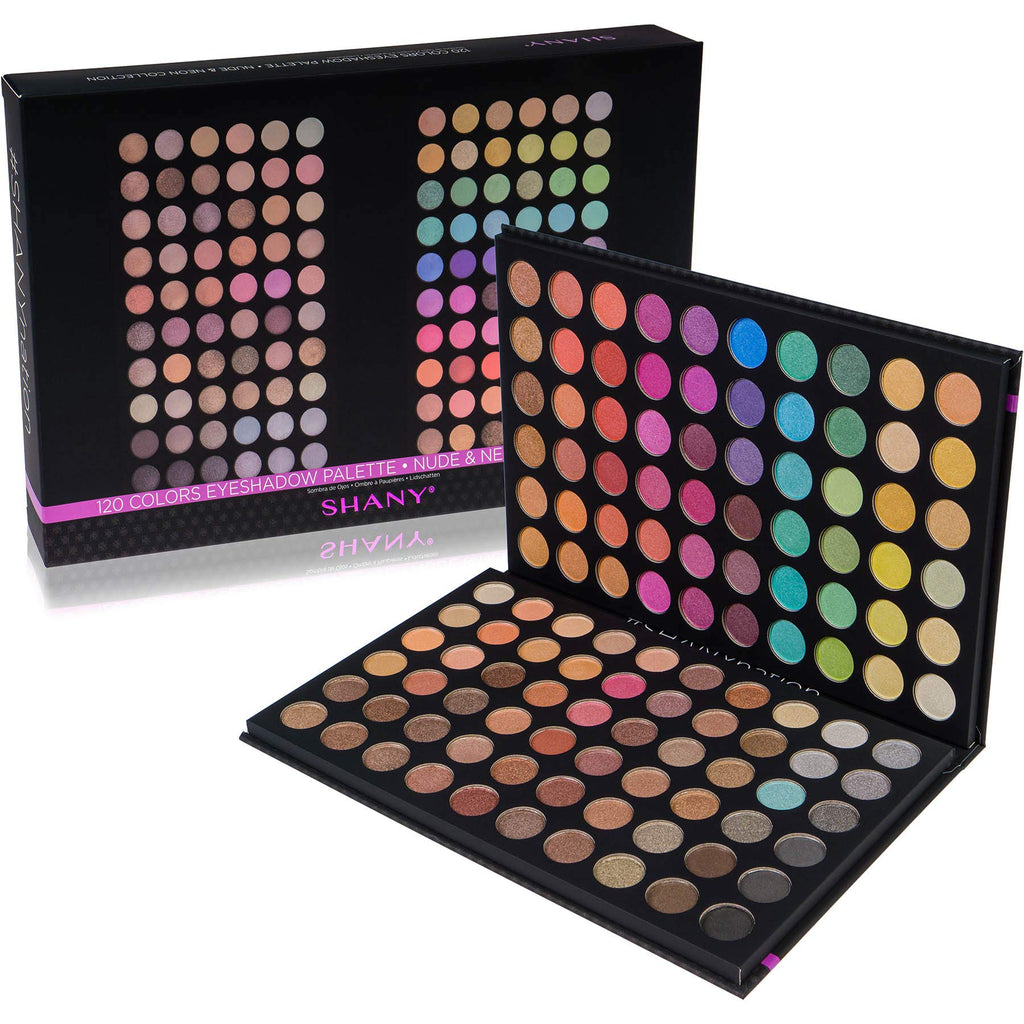 Shany Ultimate Fusion palette open showing neutral nude shades