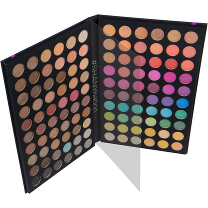 Side view of Shany highly pigmented makeup palette case