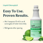 Authentic USA imported Nature's Sunshine liquid chlorophyll formula to reduce body odor naturally