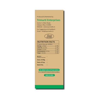 Three bottles of 200 ml pure herbal Arjun Chhal liquid distillate showcasing product packaging.