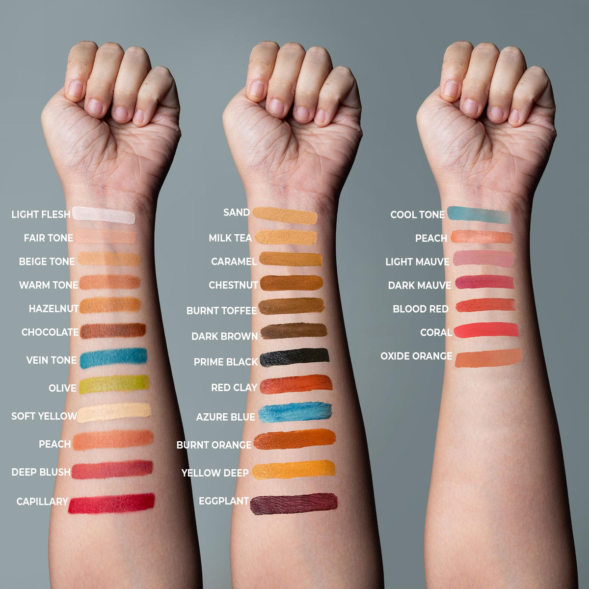 Narrative Cosmetics refill pan shown in packaging for special effects makeup