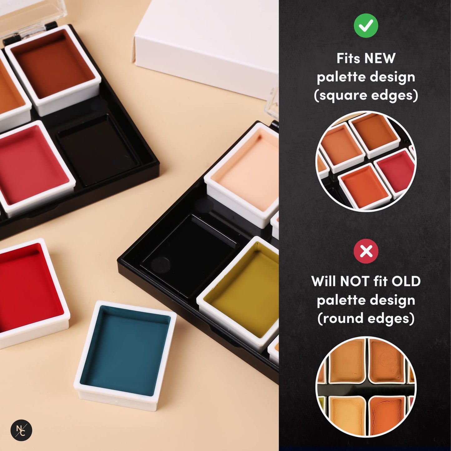Applying Narrative Cosmetics Light Flesh tone with professional brush