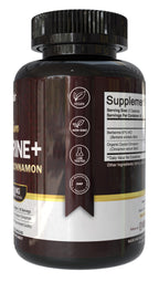 NutriFlair Berberine and Ceylon Cinnamon bottle side view