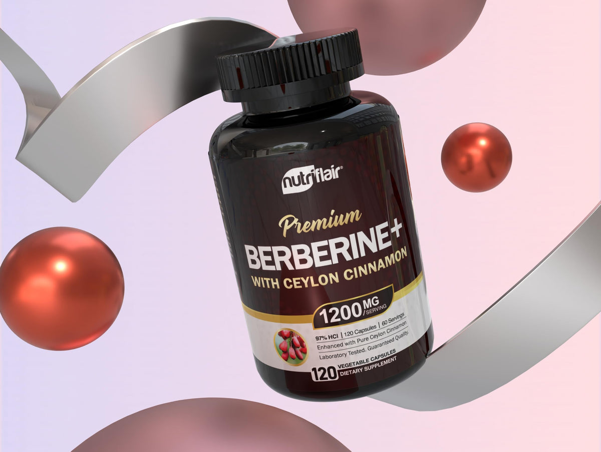 NutriFlair Berberine capsules premium quality wellness supplement