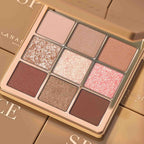 Anastasia Beverly Hills Mini Spice Eyeshadow Palette swatch arrangement