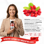 Ultra Herbs Berberine 150 capsules bottle label details