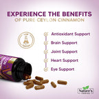 Top view of Nature's Choice cinnamon supplement bottle cap