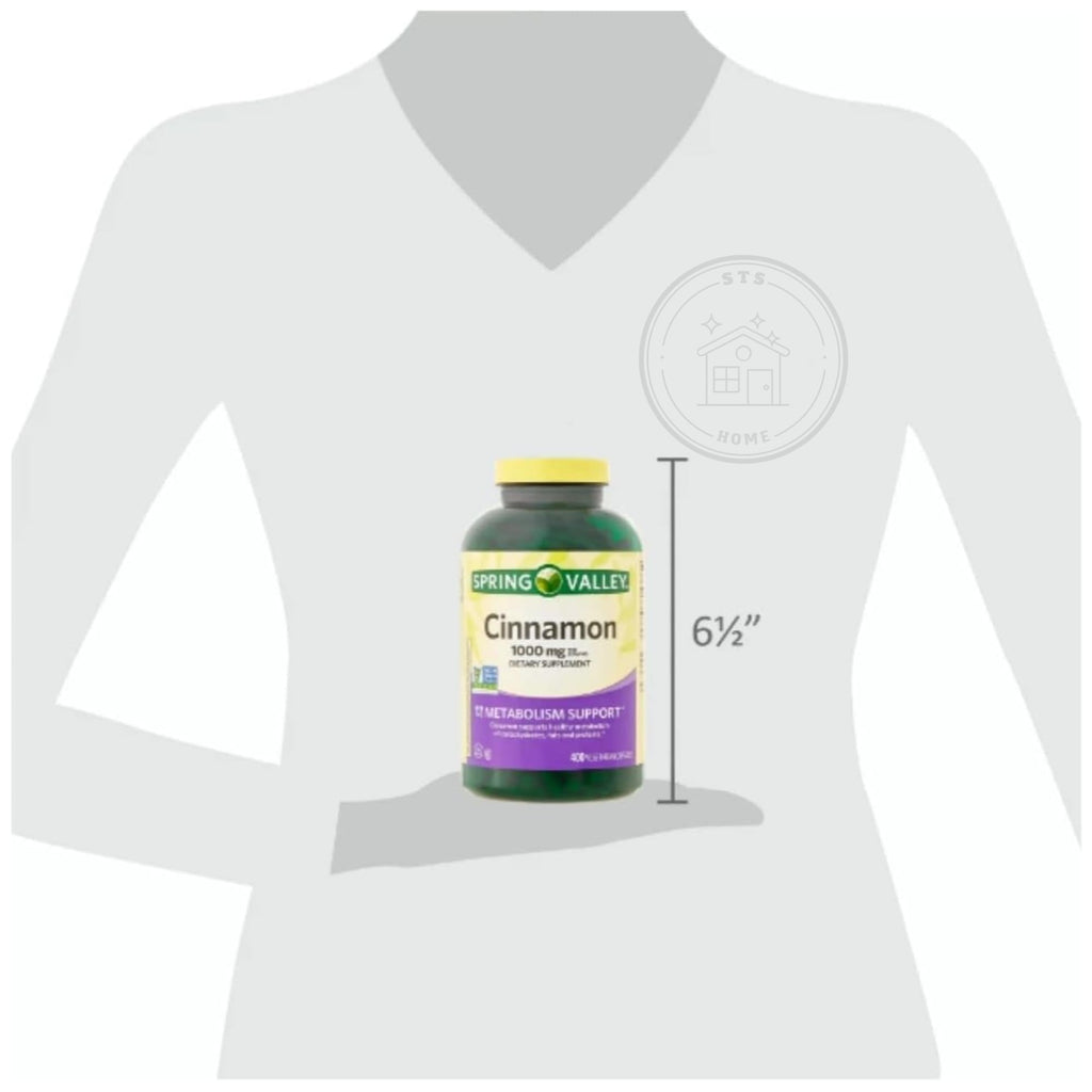 Authentic Spring Valley Cinnamon 1000mg packaging from USA