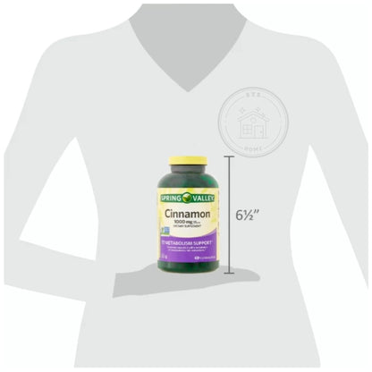 Authentic Spring Valley Cinnamon 1000mg packaging from USA