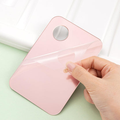 Stainless steel makeup spatula for foundation blending