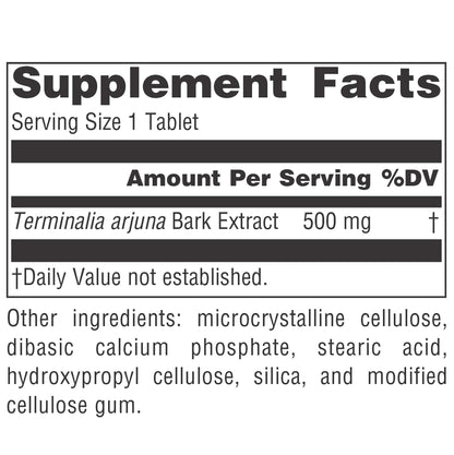 Authentic USA imported Planetary Herbals Arjuna 120 count heart health supplement