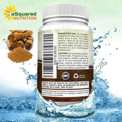 Suggested use instructions for ASquared Nutrition Ceylon Cinnamon