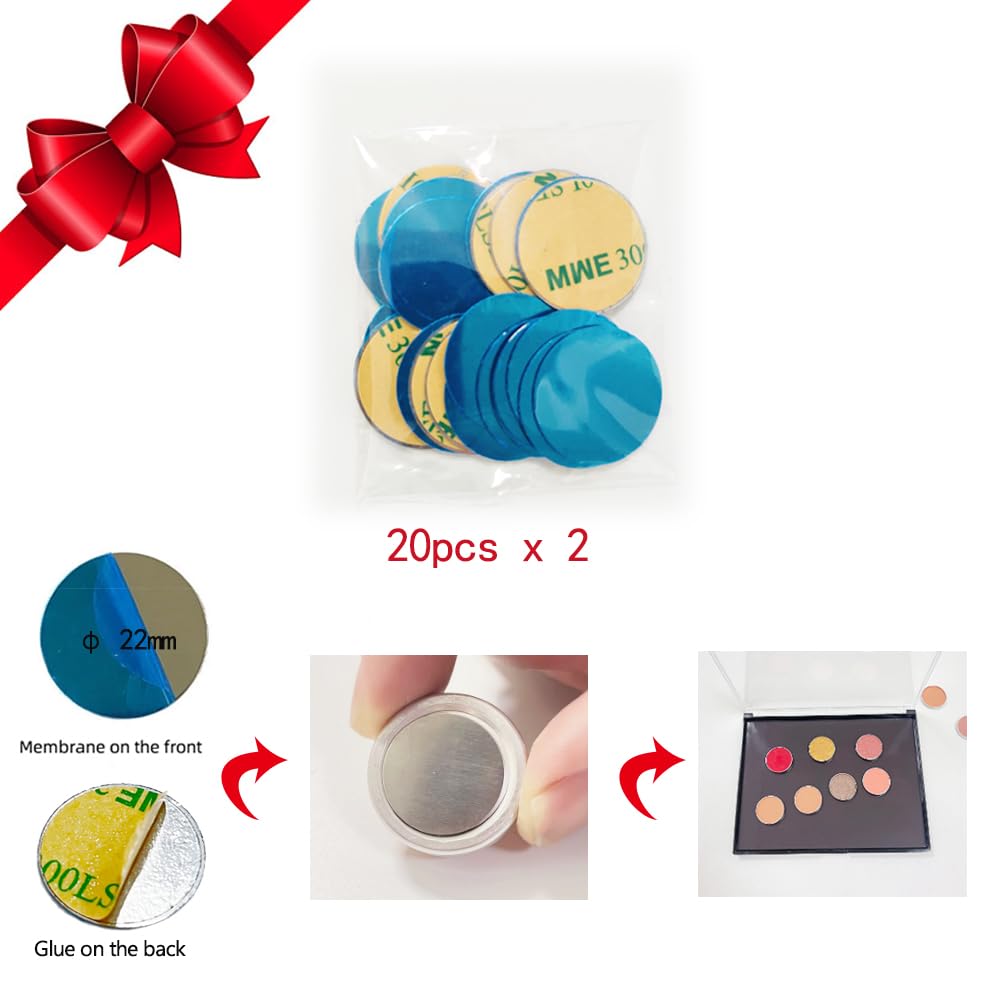 Open Udtip empty magnetic palette with transparent lid
