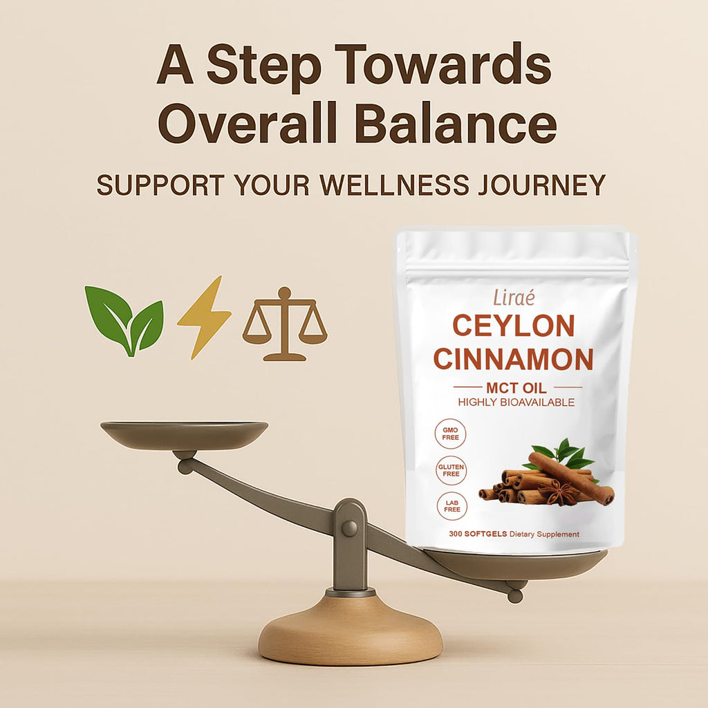 Premium Lirae Ceylon Cinnamon with MCT oil bottle