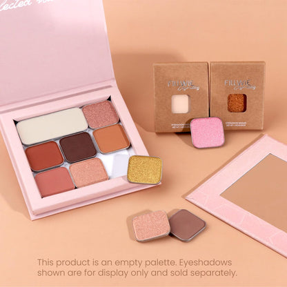 Detachable magnetic mirror accessory for Fillwie makeup palette