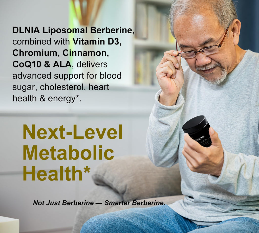 Dlnia authentic USA imported berberine supplement bottle