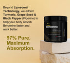 Dlnia Liposomal Berberine matrix formula supplement bottle