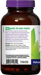 Back side of Oregon's Wild Harvest supplement bottle showing ingredients