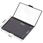 Allwon magnetic makeup palette open showing integrated mirror