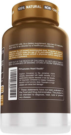 Herbtonics Ceylon Cinnamon 120 count bottle lifestyle shot