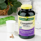 Spring Valley Cinnamon metabolism support supplement packaging