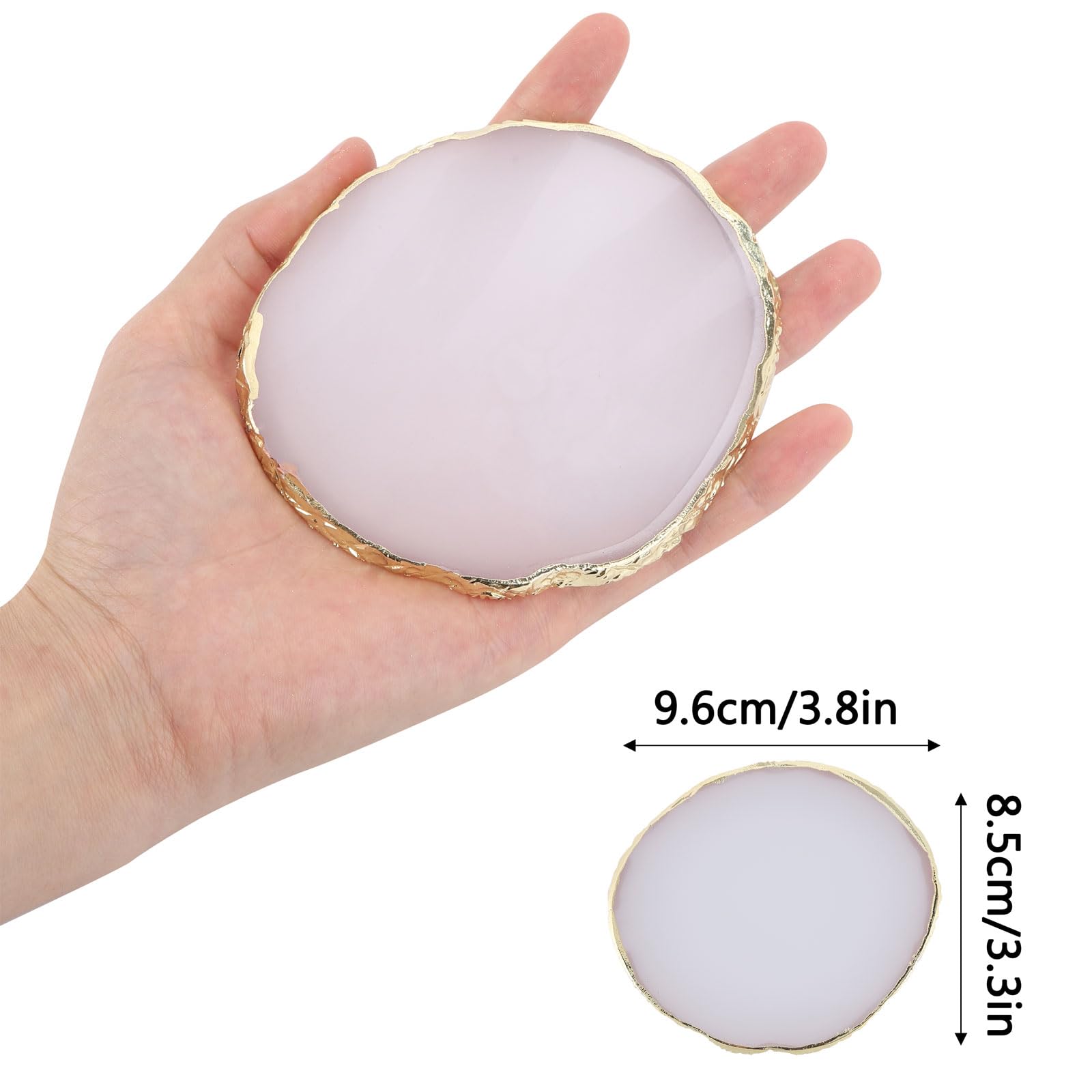 Tbestmax resin polish mixing plate used with gel nail art tools.