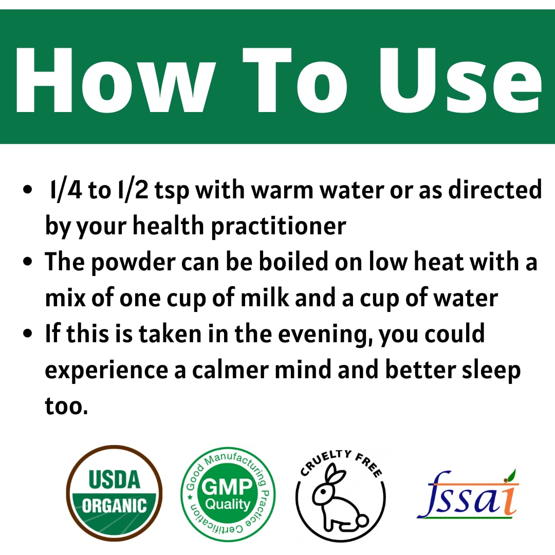 ProudPlanet authentic USA imported Arjun Ki Chhaal powder back label with usage directions.
