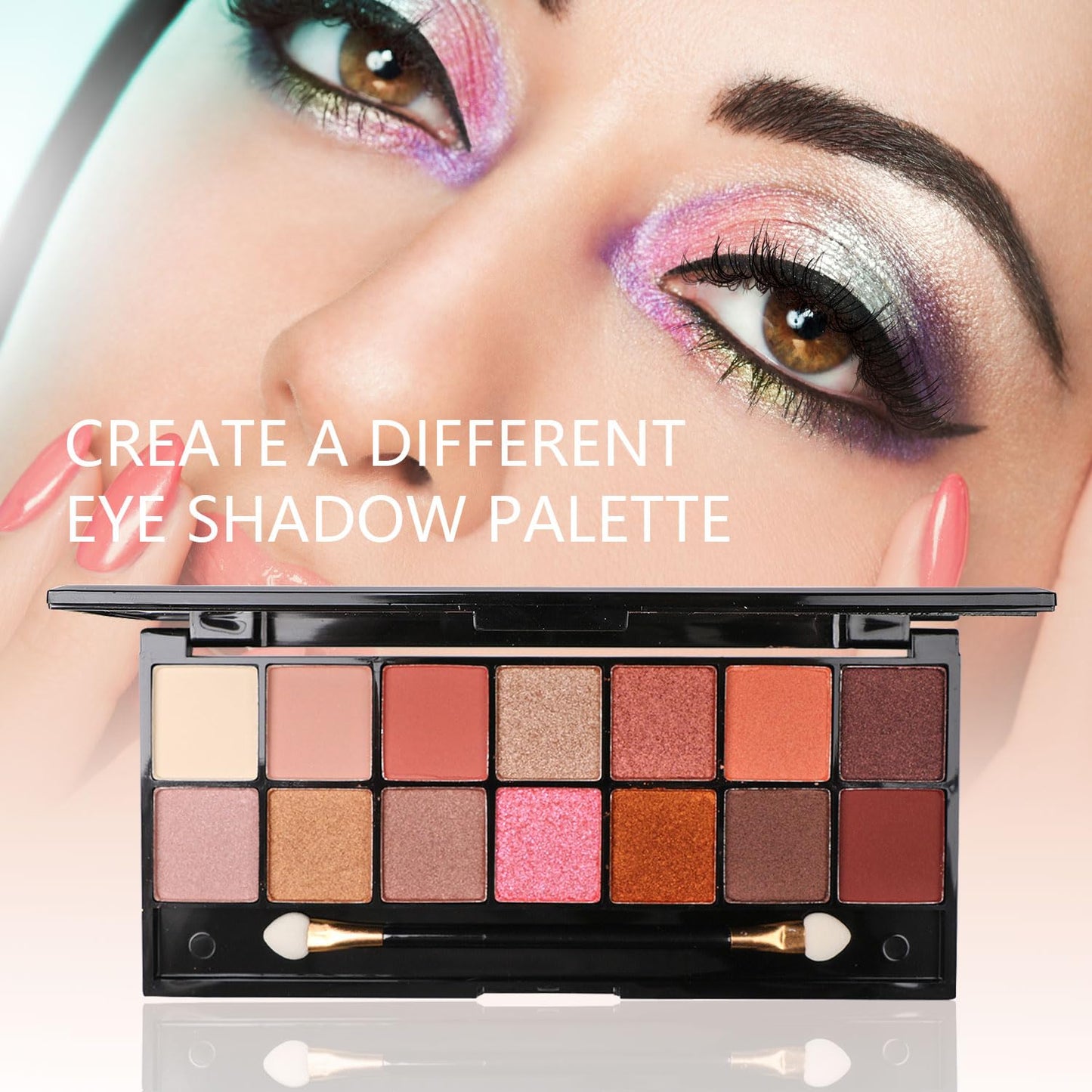 MTDXILTAI full face makeup kit highlighting twenty professional brushes and puffs