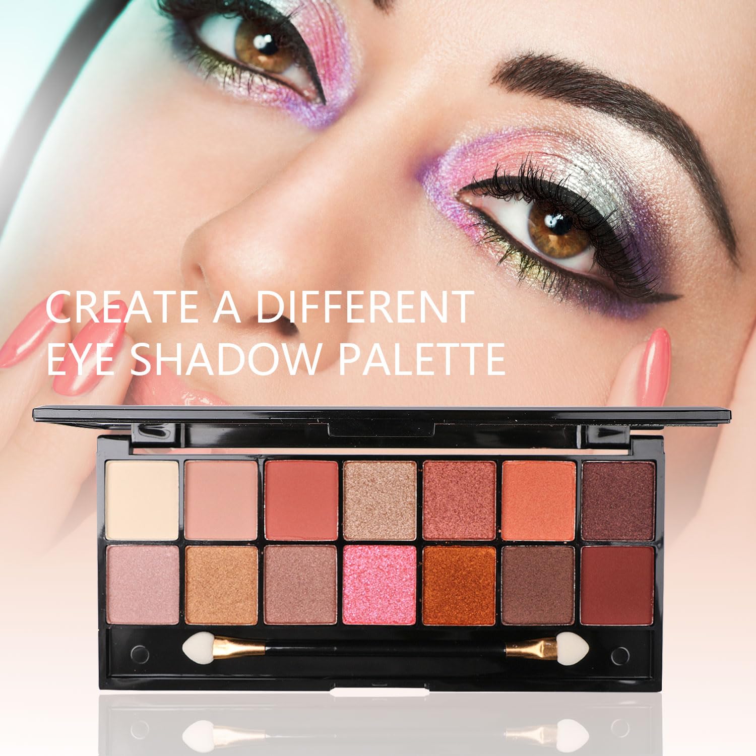 MTDXILTAI full face makeup kit highlighting twenty professional brushes and puffs