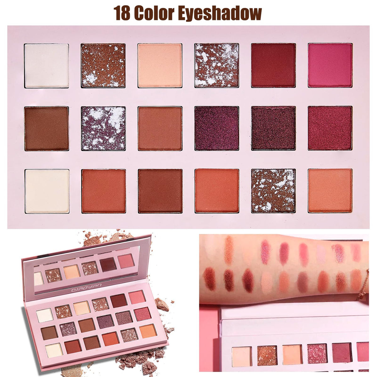 BHUASANG CHAFFUL imported face makeup combo demonstrating the complete face contouring palette setup